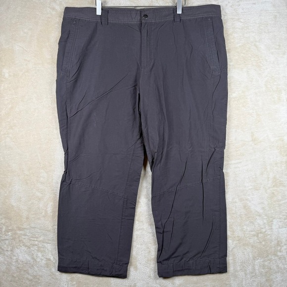 Columbia Other - Columbia Mens Omni-Shield Flannel Lined Hiking Pants Brown 44x32 AM8640